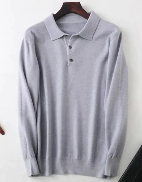 Load image into Gallery viewer, Luxurious Polo Sweater for Men
