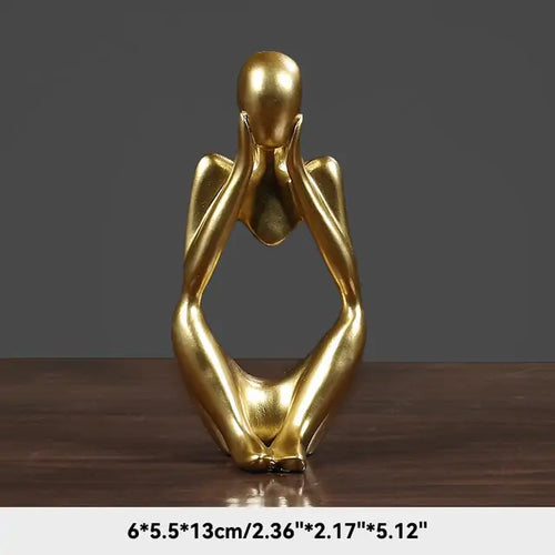 Load image into Gallery viewer, The Thinker Abstract Figurine
