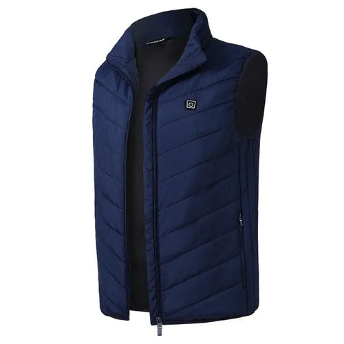 Load image into Gallery viewer, Fashion Men Women Electric Heated Jacket Heating Waistcoat USB Thermal Warm Cloth Feather Hot Sale Plus Size Winter Jacket
