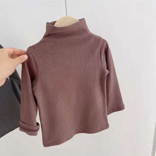 Load image into Gallery viewer, Boys Girls T-shirts Kids Tops Turtleneck
