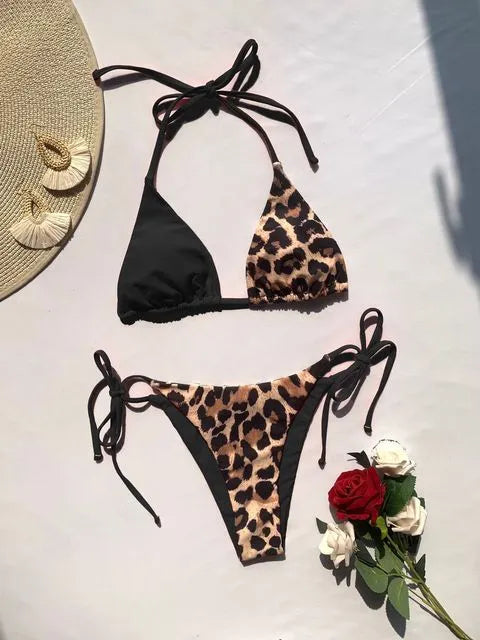 Load image into Gallery viewer, Leopard Bikini
