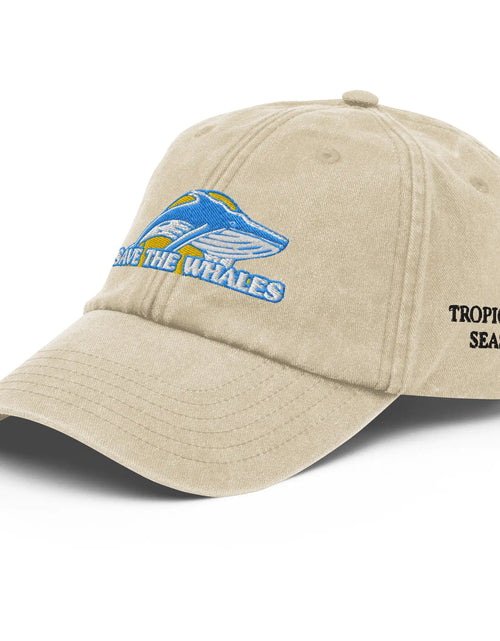 Load image into Gallery viewer, Vintage Save the Whales Hat
