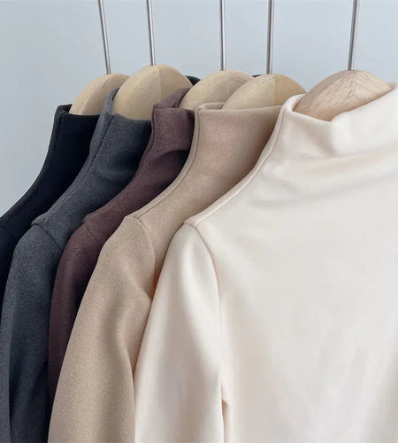 Boys Girls T-shirts Kids Tops Turtleneck