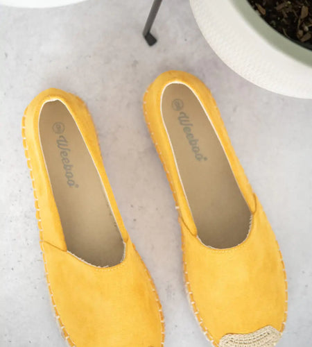Casual Yellow Espadrille Shoes