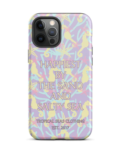 Load image into Gallery viewer, Happiest By the Sand and Salty Sea Tough Case for iPhone®
