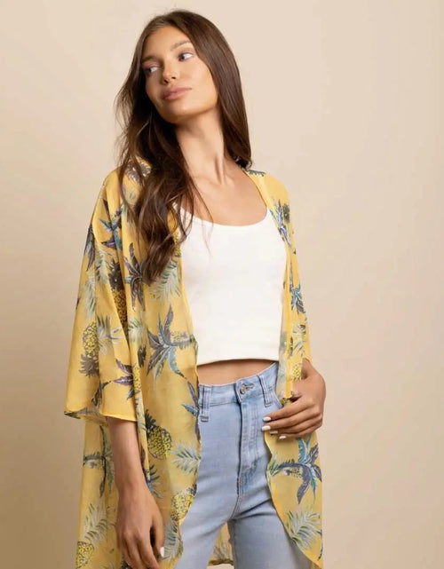 Load image into Gallery viewer, Tropical Kimono
