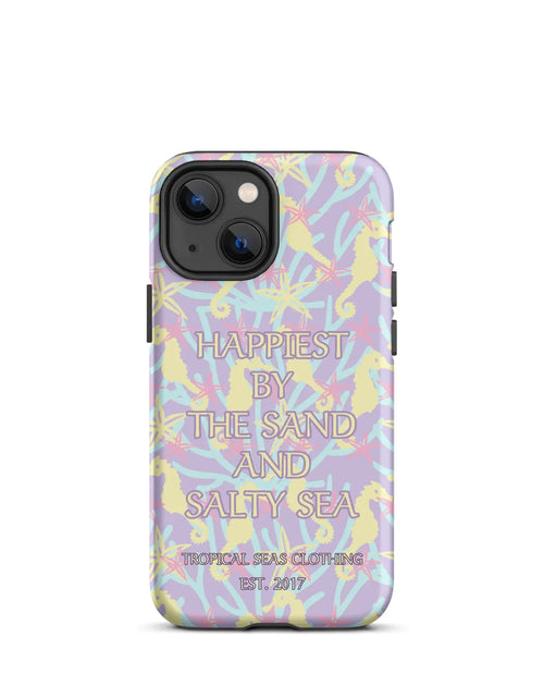 Load image into Gallery viewer, Happiest By the Sand and Salty Sea Tough Case for iPhone®
