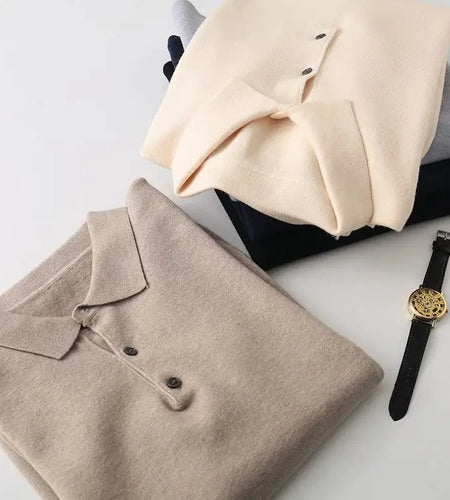 Luxurious Polo Sweater for Men
