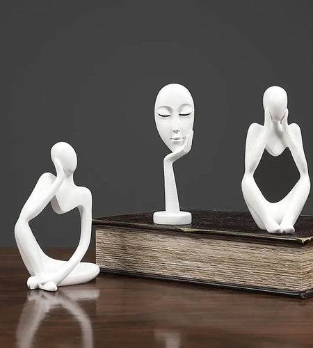 The Thinker Abstract Figurine