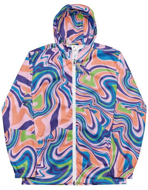 Load image into Gallery viewer, Men’s Tropical Retro Tide Windbreaker
