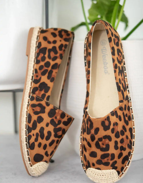 Load image into Gallery viewer, Sexy Leopard Espadrille Shoes
