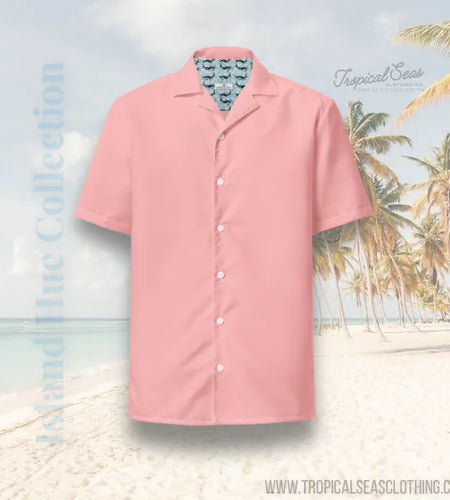 Coral button shirt