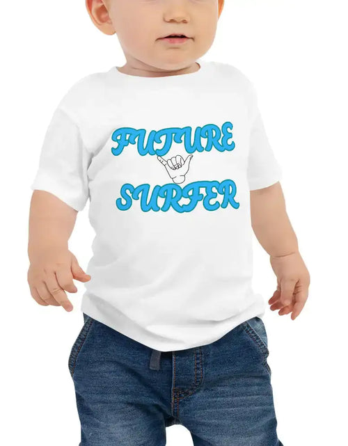 Load image into Gallery viewer, Future Surfer Baby Short Sleeve Tee
