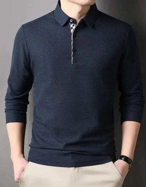 Load image into Gallery viewer, Long Sleeve Polo Shirt
