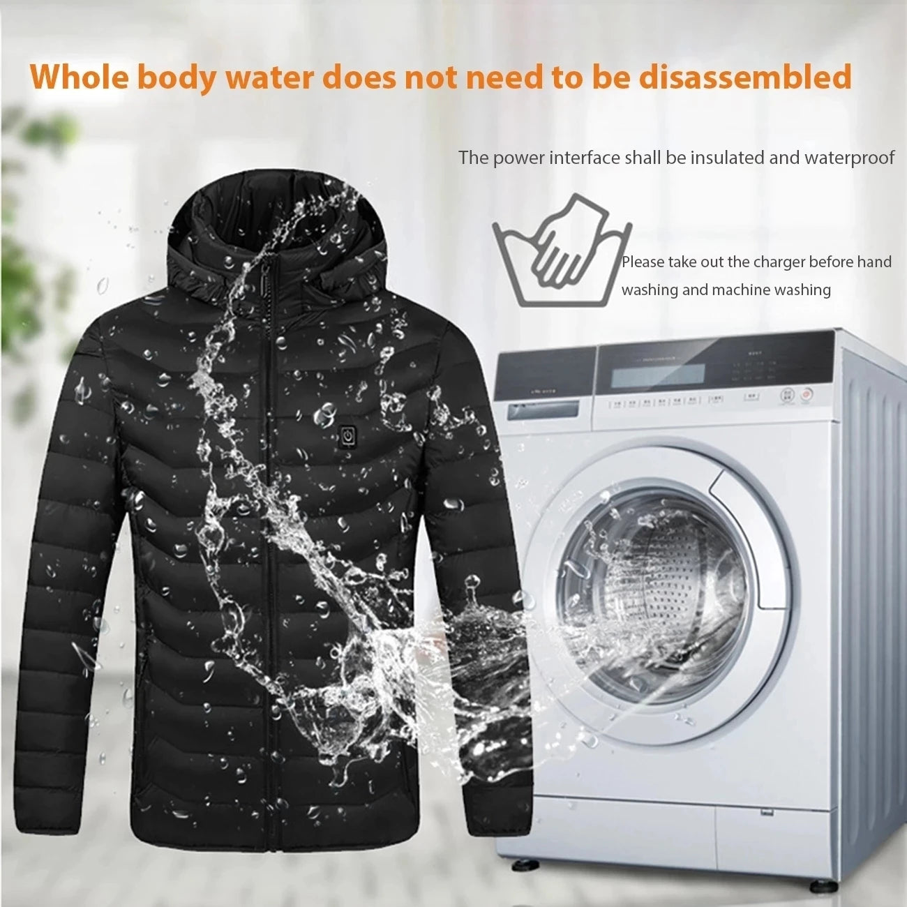 11 Areas Waterproof Heating Jacket