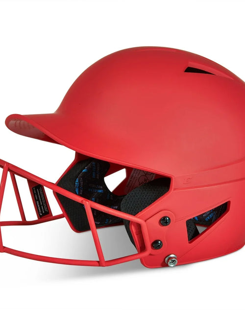 Load image into Gallery viewer, HX Rise Fastpitch Batting Helmet with Facemask, Medium, Scarlet
