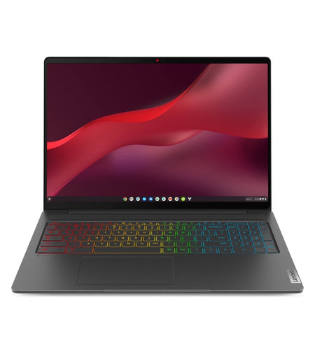 Ideapad Gaming Chromebook Laptop, 16.0" WQXGA 2.5K IPS, Intel Core I3-1215U, 8GB RAM, 128GB Emmc, Storm Grey, 82V80009UX, Cloud Gaming