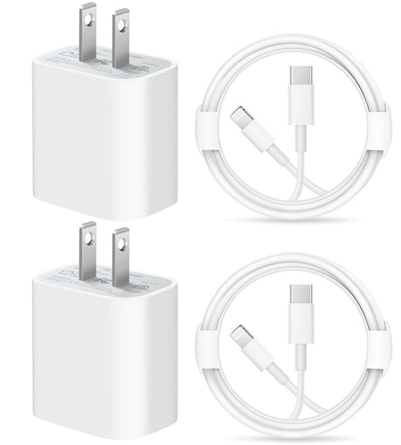 Iphone 14 13 12 11 Super Fast Charger-Apple Mfi Certified-High Speed Iphone Charger-6Ft Wall Charger-2-Pack 20W PD USB C Compatible with Iphone 14/14Pro/13/13 Pro/12/12Pro/Xs/Max/Xr/X/8/8 Plus