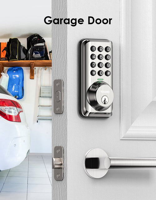 Load image into Gallery viewer, Keypad Keyless Entry Smart Electronic Digital Deadbolt Door Lock for Front Door - Satin Nickel
