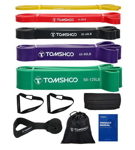 315Lbs Resistance Bands Set, 9Pcs Exercise Bands with Straps Handles and Door Anchor, Stretch Bands,Exercise Bands for Fitness, Gyms