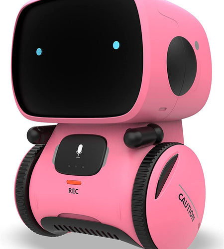 Robots for Girls 3-5, Interactive Smart Robotic with Touch Sensor, Voice Control, Speech Recognition, Singing, Dancing, Repeating and Recording, Birthday Gifts for 3+ Year Old Kids Boys Girls