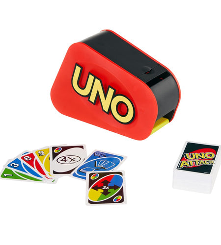 Attack Card Game for Family Night with Card Launcher Featuring Lights & Sounds