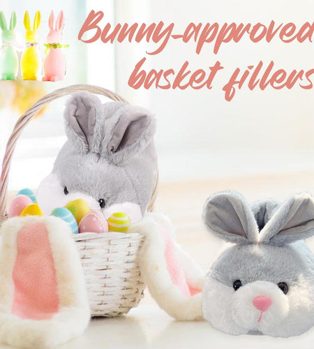 Classic Bunny Slippers for Women Funny Animal Slippers for Girls Cute Plush Rabbit Slippers Easter Gifts