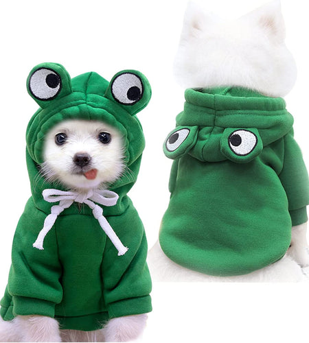 Pet Clothes Dogs Hoodie Sweatshirt - Fruit Shape Cold Weather Clothes Costume Outfit for Puppy Cats Small Mediumdog