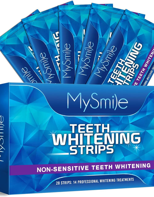 Load image into Gallery viewer, Teeth Whitening Strips 14 Treatments, 28 White Strips for Teeth Whitening, Non-Sensitive Whitening Strips for Tooth Whitening, Helps to Remove Smoking Coffee Soda Wine Stain, 10 Shades Whiter
