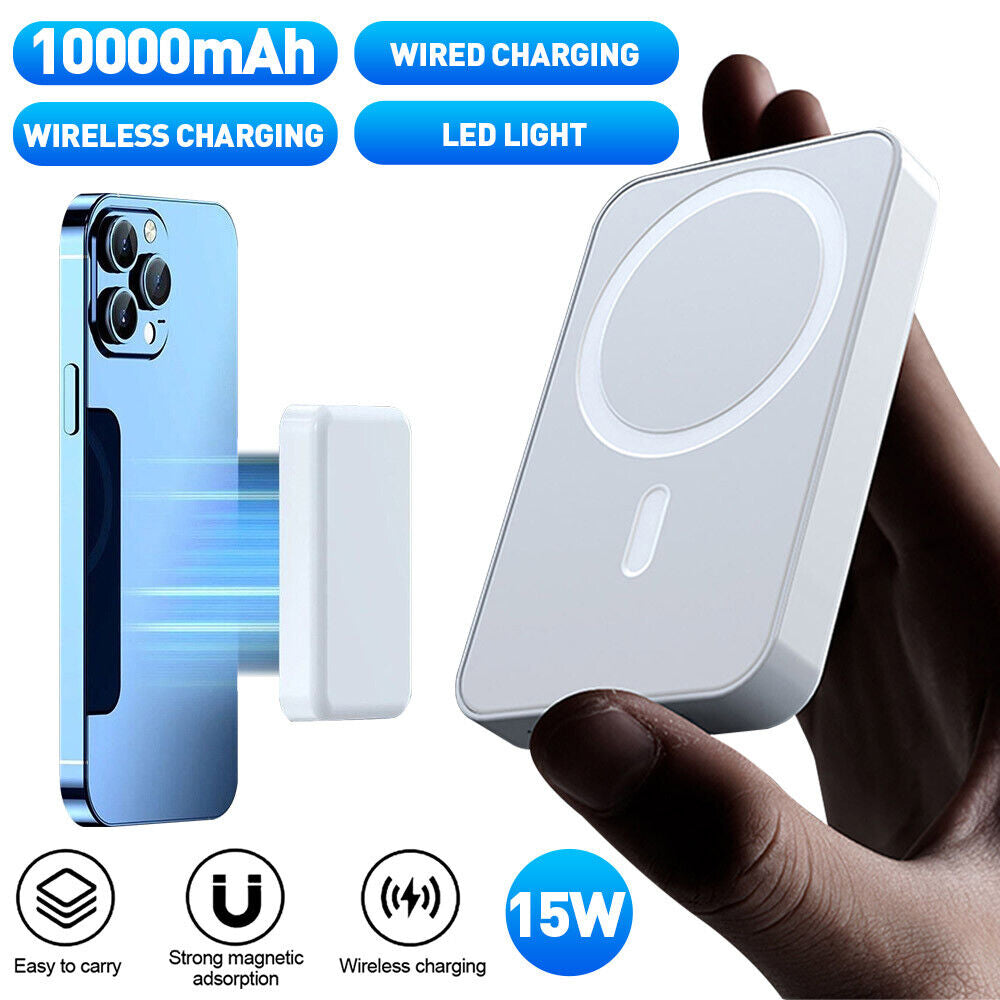 20000Mah Power Bank Magnetic Battery Pack Wireless Charger for Iphone 14/13/12