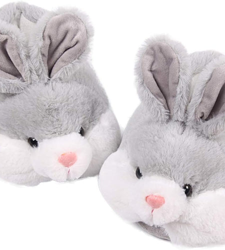 Classic Bunny Slippers for Women Funny Animal Slippers for Girls Cute Plush Rabbit Slippers Easter Gifts