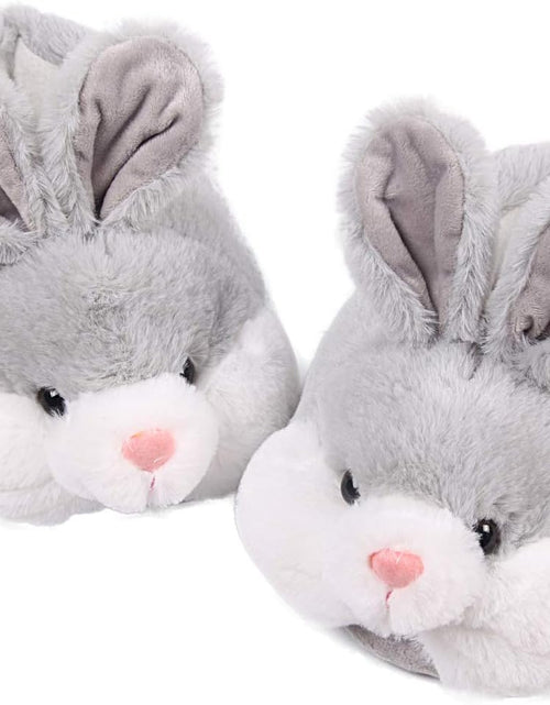 Load image into Gallery viewer, Classic Bunny Slippers for Women Funny Animal Slippers for Girls Cute Plush Rabbit Slippers Easter Gifts
