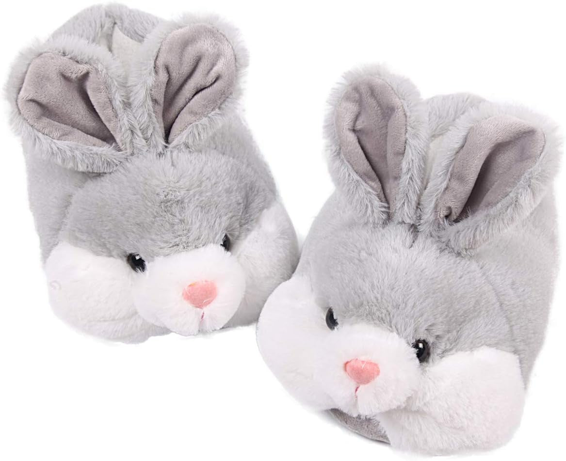 Classic Bunny Slippers for Women Funny Animal Slippers for Girls Cute Plush Rabbit Slippers Easter Gifts