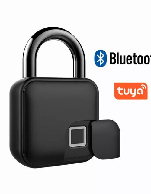 Load image into Gallery viewer, Glomarket Tuya Smart Locks APP Unlock Zinc Alloy Keyless Security Mini Touch Pad Luggage Cabinet Fingerptint Smart Padlock Locks
