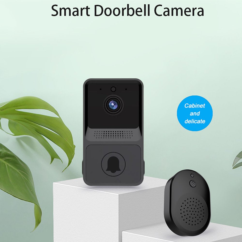 Smart Wireless Video Doorbell Camera 2 Way Audio Cloud Storage 480P Wifi Remote Video Doorbell